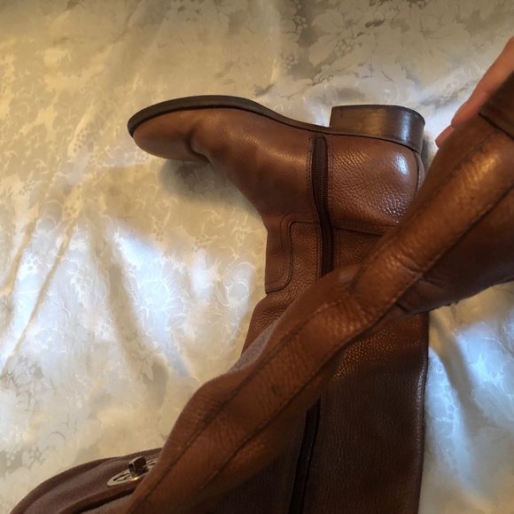 Tory Burch Brown Leather Winter Boots - Picture 8 of 8
